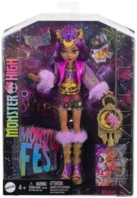 Mattel Monster High pop Clawdeen Wolf festival speelfiguur accessoires