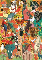 Clementoni puzzle - animaux botanique - 1000 pièces pour adultes