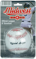 Midwest balle de baseball - officielle league 9 pouces balle de sport blanche