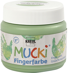 Creativ Company peinture au doigt verte 150ml peinture enfant – à base d'eau