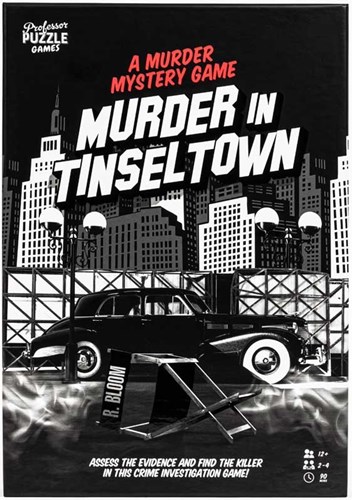 Murder in Tinseltown kaartspel mysterieus detective spel Hollywood
