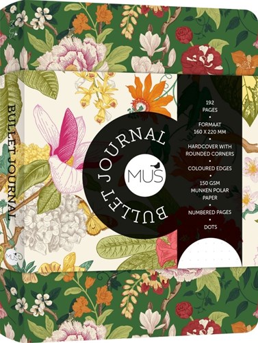 MUS Creatief carnet bullet journal Bloom couverture rigide 192 pages