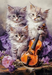 Castorland puzzle chats puzzle 500 pièces jouet coloré