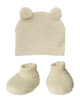 Heless poppen kleding set gebreid biologisch katoen 35-45cm winter
