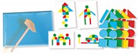 Ses Hamertje Tik Montessori speelgoed - originele set met basis vormen-2
