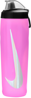 Nike sport bidon Refuel Bottle Locking Lid 710 ml roze zwart zilver