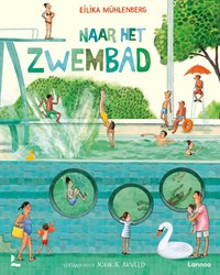 Terra Lannoo livre pour enfants natation livre illustré À la piscine