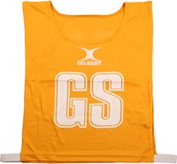 Gilbert netbal hesjes medium amber - sportaccessoire netbal