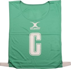 Gilbert chasubles netball netball - Large - vert - accessoire sportif