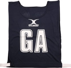 Gilbert netball bibs sporthesjes - Small - navy blauw voor teamsport