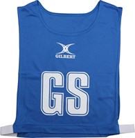 Gilbert netbal hesjes - Small - Royal blauw voor teamsport