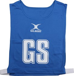 Gilbert netbal hesjes - Large - blauw - ademend polyester