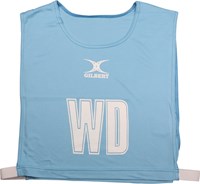 Gilbert chasubles de netball sport petit bleu équipe netball