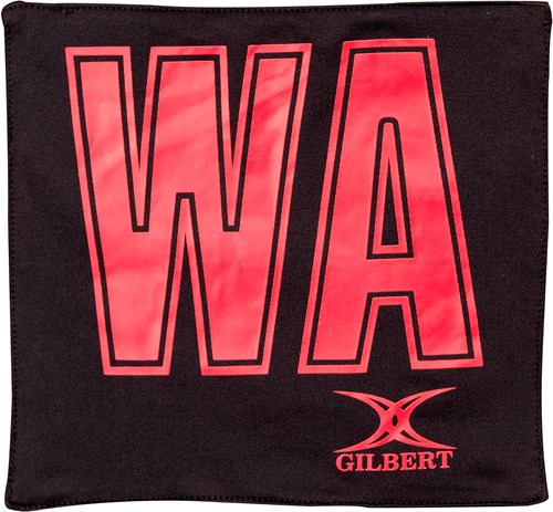 Gilbert netbal Patch Pro hesjes - zwart rood - one size - sport