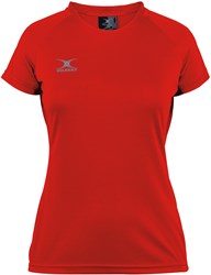 Gilbert maillot de netball Eclipse femme rouge taille 8 top sport