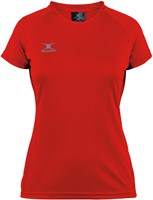 Gilbert maillot de netball Eclipse Top W 18 rouge femme