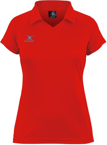 Gilbert maillot de netball femme sport taille 6 rouge polyester
