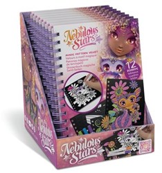 Nebulous Stars set de coloriage motif velours magique pour enfants