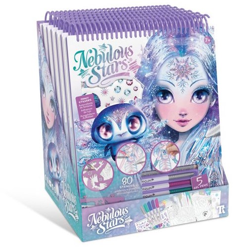 Nebulous Stars carnet de croquis papier blanc Iceane créatif métallique