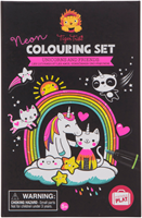 Tiger Tribe neon kleurset eenhoorns en vrienden knutseldoos kinderen