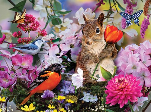 SunsOut puzzle Nest of Flowers - puzzle 1000 pièces fleurs
