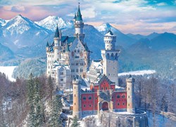 Eurographics puzzle Château Neuschwanstein hiver 1000 pièces casse-tête