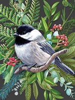 New York Puzzle Company puzzle Black-capped Chickadee 500 pièces XXL