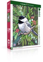 New York Puzzle Company puzzle Black-capped Chickadee 500 pièces XXL-2