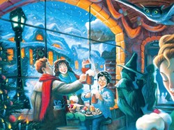 New York Puzzle Company puzzle Harry Potter Three Broomsticks 500 pièces
