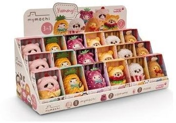 Nici assortiment peluche mymochi 8cm coffret cadeau jouet en peluche