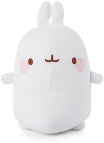 Nici peluche Molang - 48 cm - blanc - jouet lapin en peluche