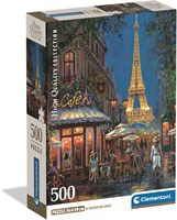 Clementoni Legpuzzel Night at the Eiffel Cafe, 500st.-2