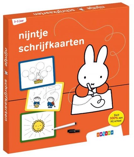 Zwijsen jouet éducatif nijntje cartes à écrire apprendre à écrire