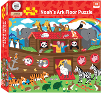 BigJigs puzzle sol Arche de Noé animaux colorés 48 pièces-2