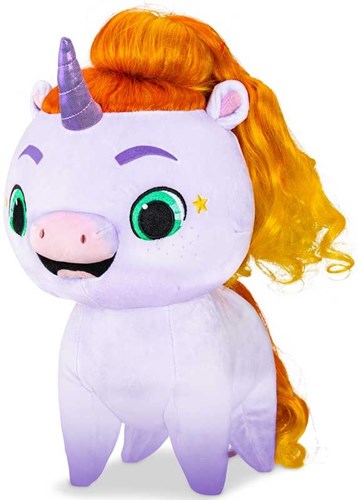 Basic Fun peluche narval Ollie 30cm - jouet doux et câlin