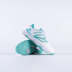 Gilbert chaussures de sport netball blanc aqua taille 43-44 adulte