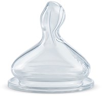 Nuk babyfles speen siliconen 0-6 maanden antikoliek 2 stuks-2