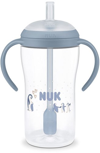 Nuk - Feeding - Perfect Match Straw Cup - 260ml - 8M+ - Penguin