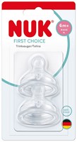 Nuk babyfles spenen siliconen XL 6M+ anti-koliek 2 stuks-2