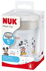 Nuk baby drinkbeker Magic Cup 360 siliconen 230ml Mickey grijs-wit
