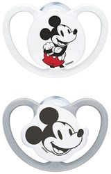 Nuk fopspeen baby siliconen 18-36 maanden Mickey luchtig design