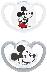 Nuk fopspeen baby siliconen 6-18 maanden Mickey luchtig design