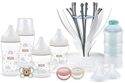 Nuk babyfles starterset Rainbow 0-6M+ kleurrijk BPA-vrij