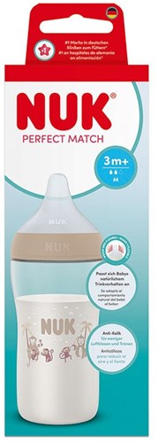 Nuk biberon anti-colique 260ml PP 3M+ avec motif singe-2