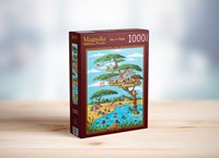 Magnolia puzzle 1000 pièces - puzzle relaxant pour adultes-2