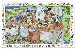 Djeco observatiepuzzels Fortified castle - 100 stukjes