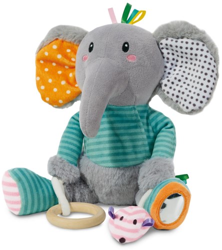 Ses jouet sensoriel éléphant Olfi peluche pour bébés et tout-petits-3