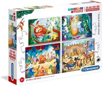 Clementoni puzzel sprookjes - 4-in-1 legpuzzel set voor kinderen - 360 stukjes-2