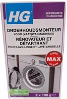 HG onderhoudsmonteur reiniger voor wasmachine en vaatwasser 200 gram