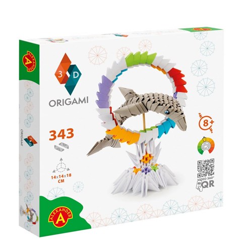 Alexander Speelgoed ORIGAMI 3D - Dolfijn - 343st